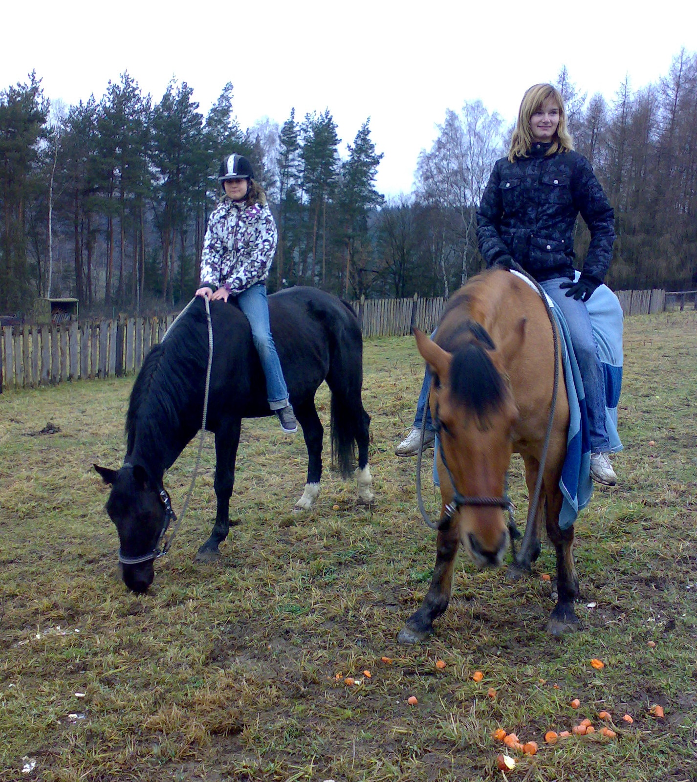 Sára a Nikča štedrý den 2008, naše malá sebevražda:D